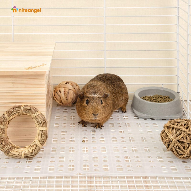 Niteangel 2pcs Rabbit Cage Mat: Durable Foot Resting Pads for Bunny Guinea Pigs Chinchillas Cats Dog and Othe Small pet - Image 3